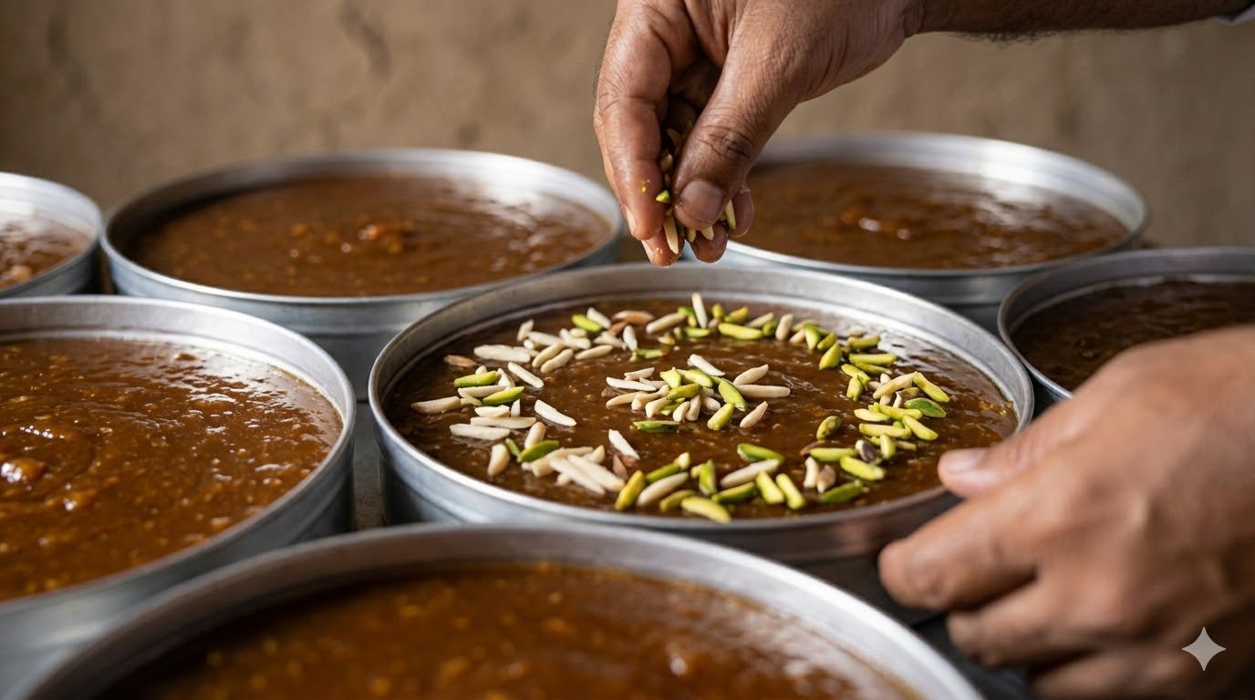 Cool and Serve omani halwa